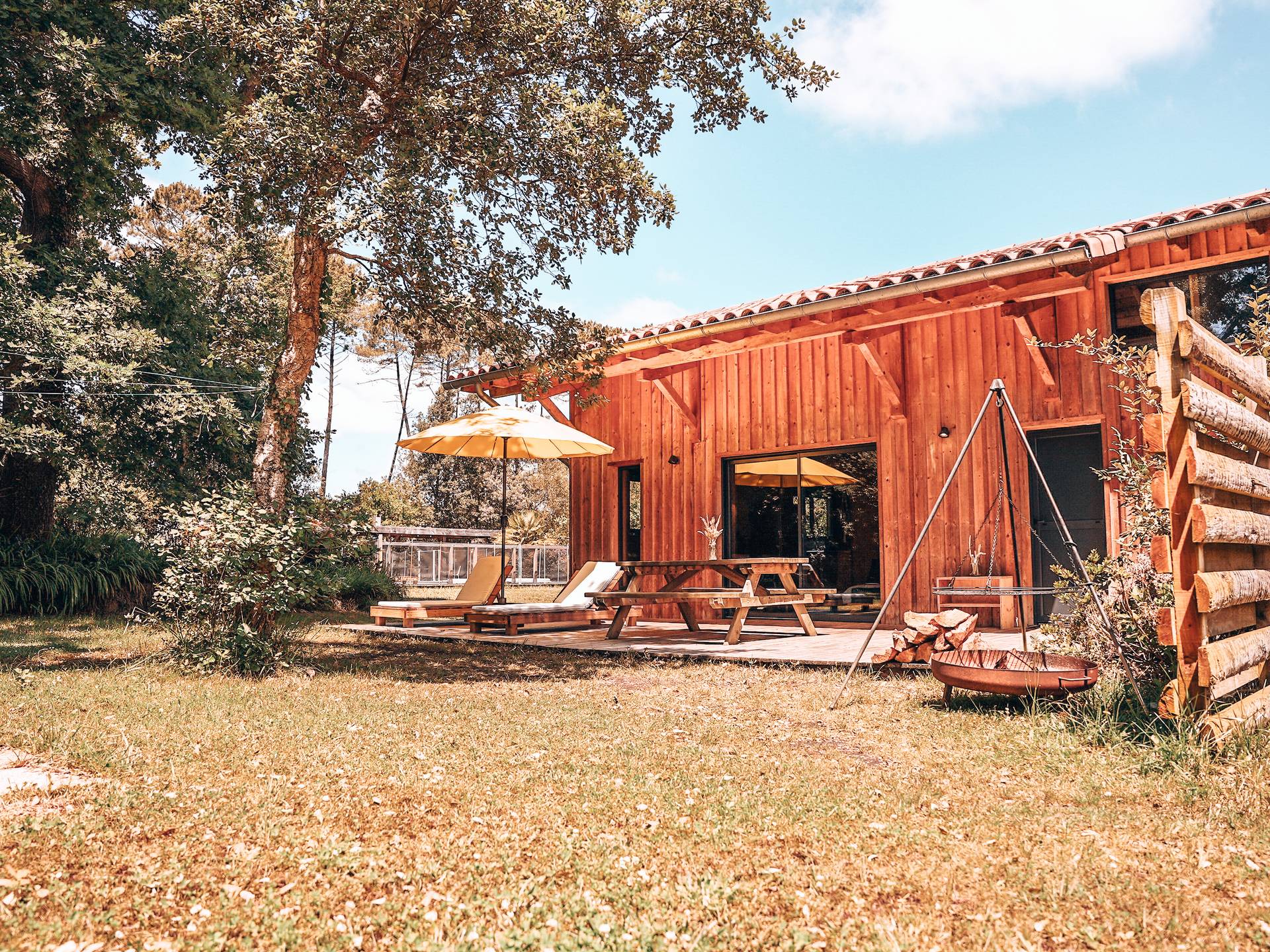 Les Maisons Ocean Shelter wooden house in Seignosse
